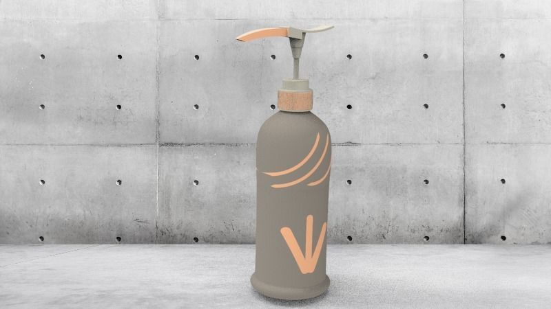 Hand wash 3D model_1