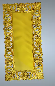 glass fram 3D model_0