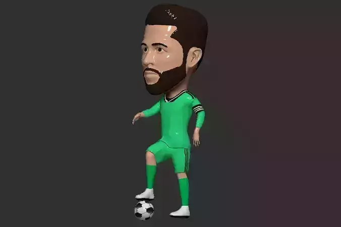 Sergio Ramos Funkopop Miniature  3D print model