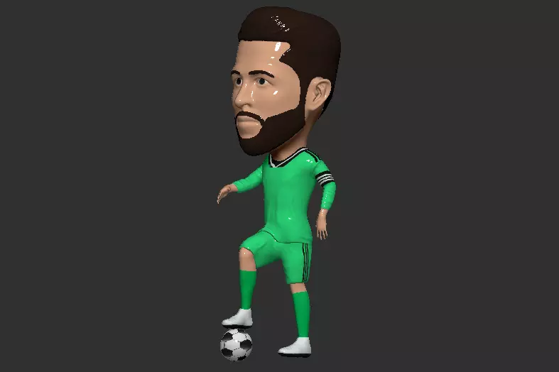 Sergio Ramos Funkopop Miniature 3D print model