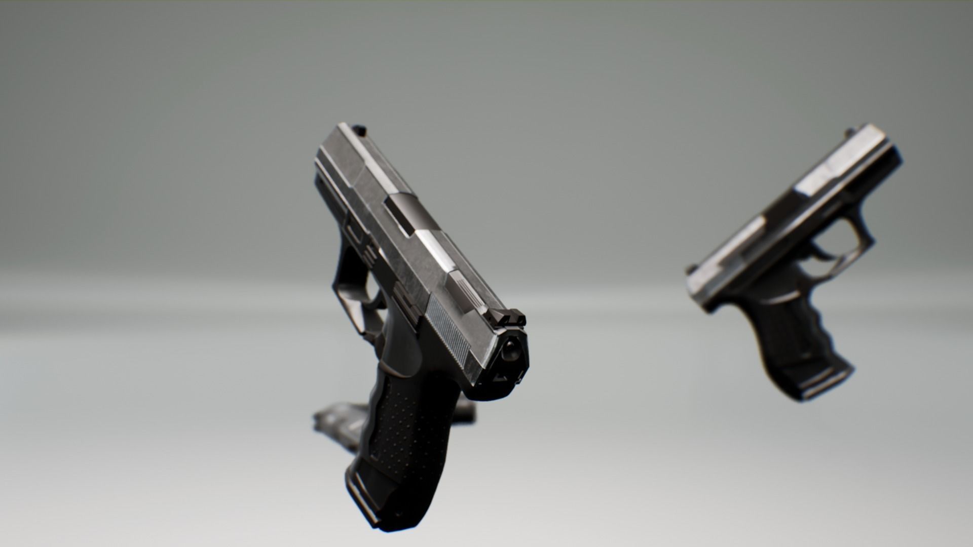 Weapons pack 01 with character animations 3D model_27