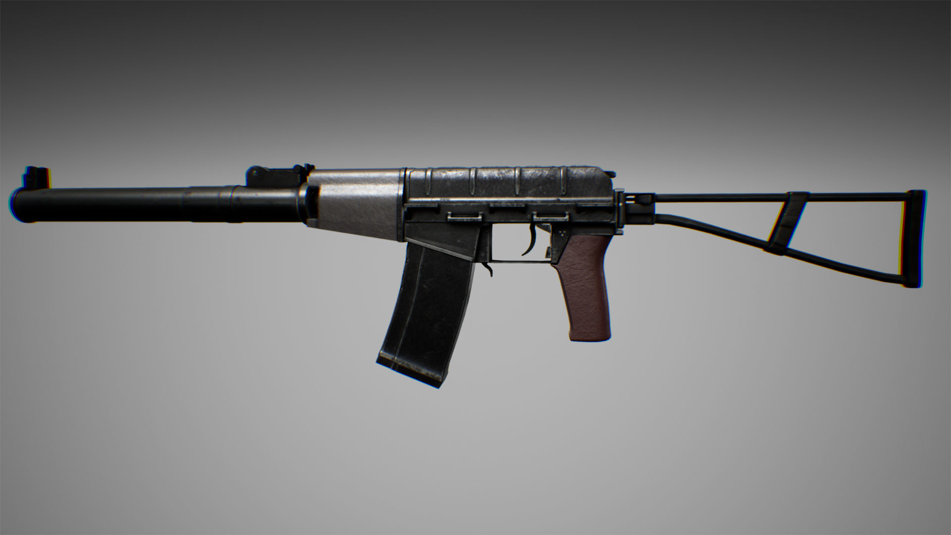 Weapons pack 01 with character animations 3D model_22