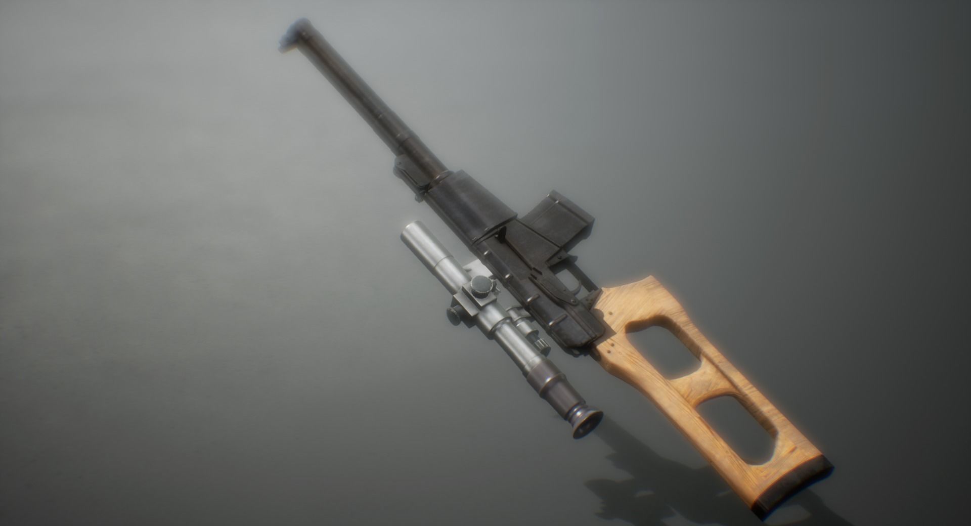 Weapons pack 01 with character animations 3D model_16