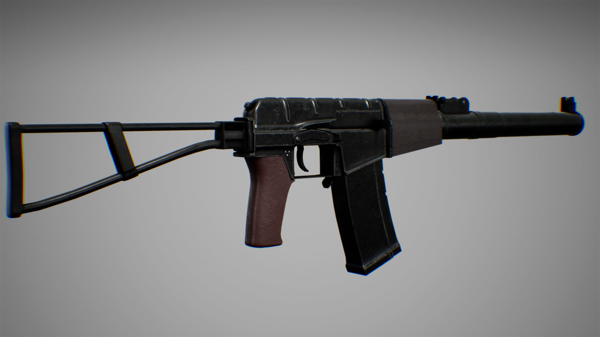 Weapons pack 01 with character animations 3D model_21