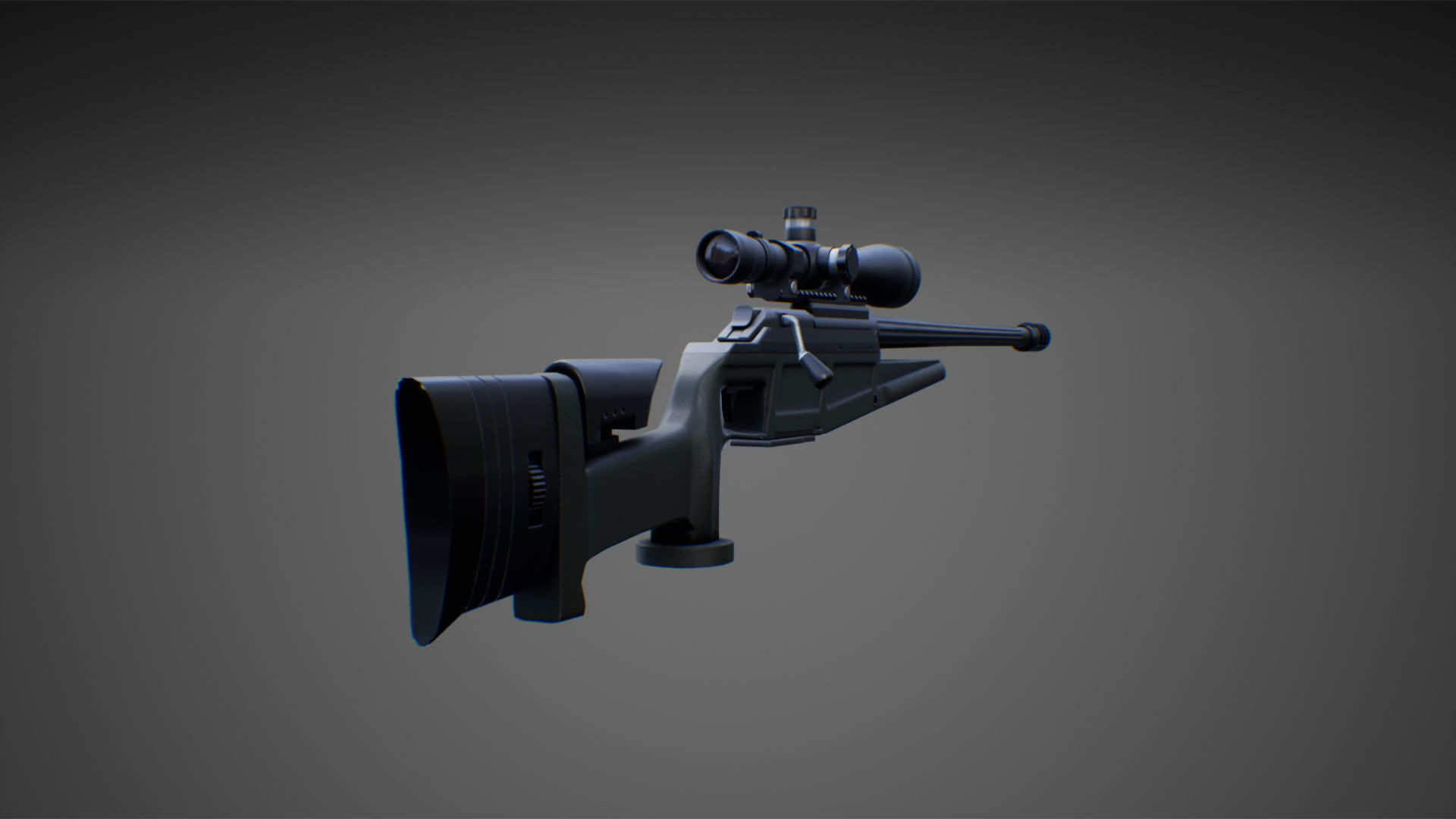 Weapons pack 01 with character animations 3D model_4