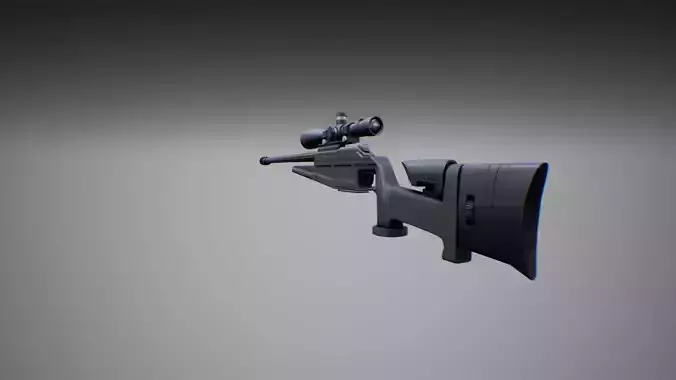 Weapons pack 01 with character animations 3D model