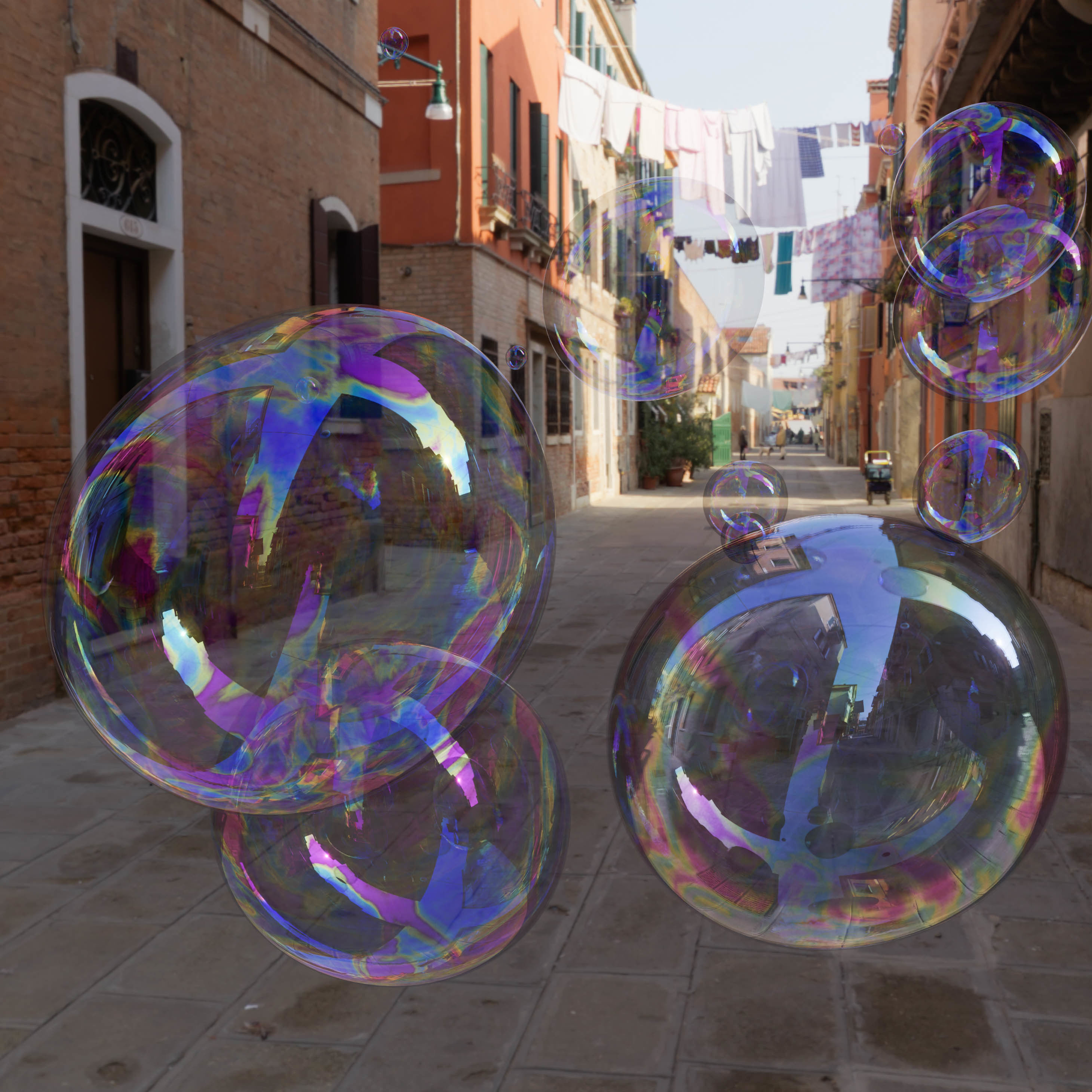 a few soap bubble pack 3D model_2