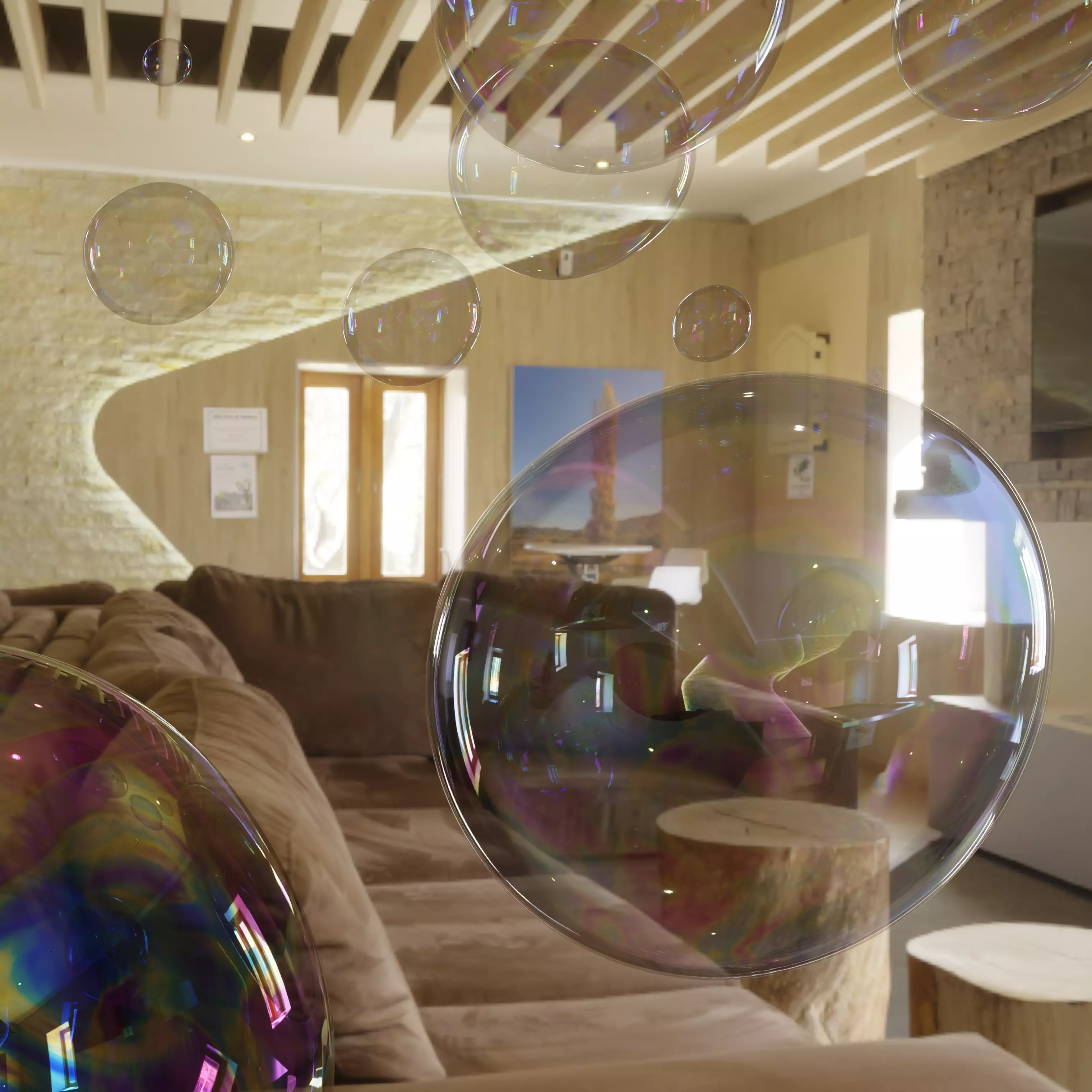 a few soap bubble pack 3D model_0