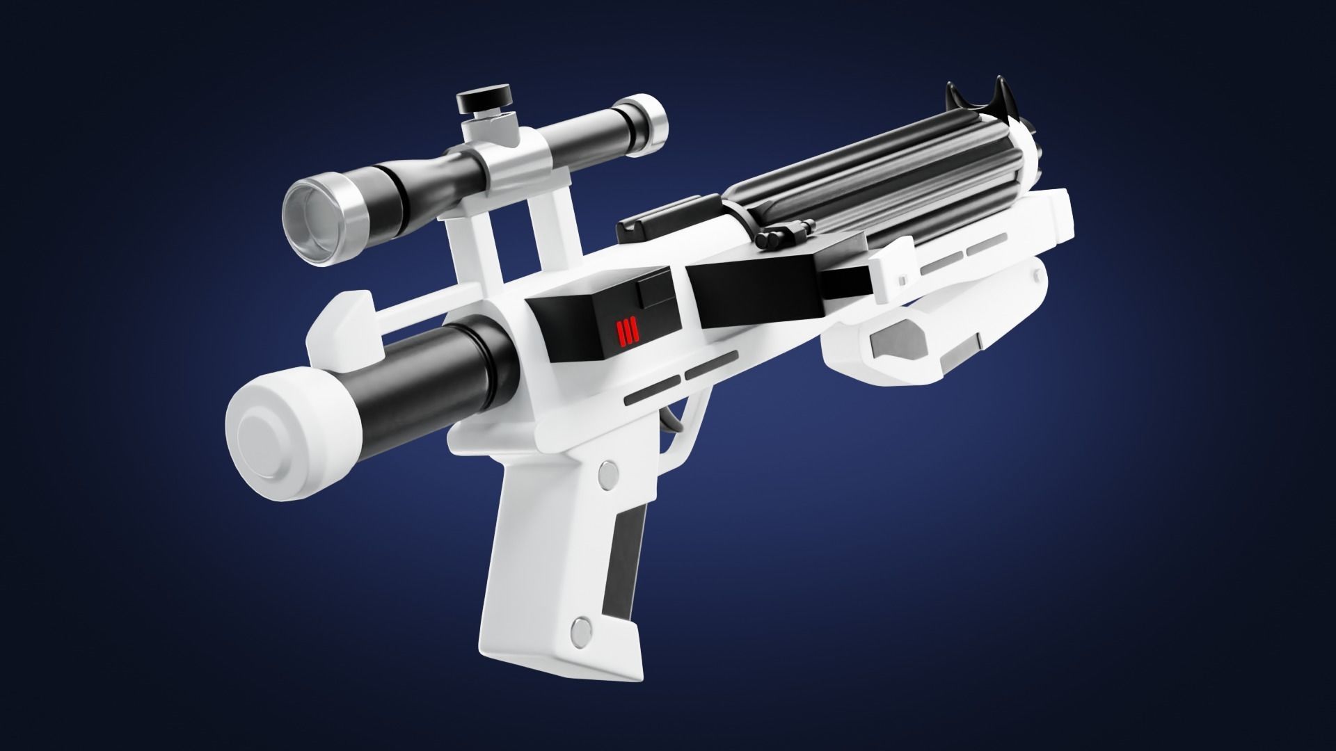 First Order Stormtrooper Blaster 3D model_5