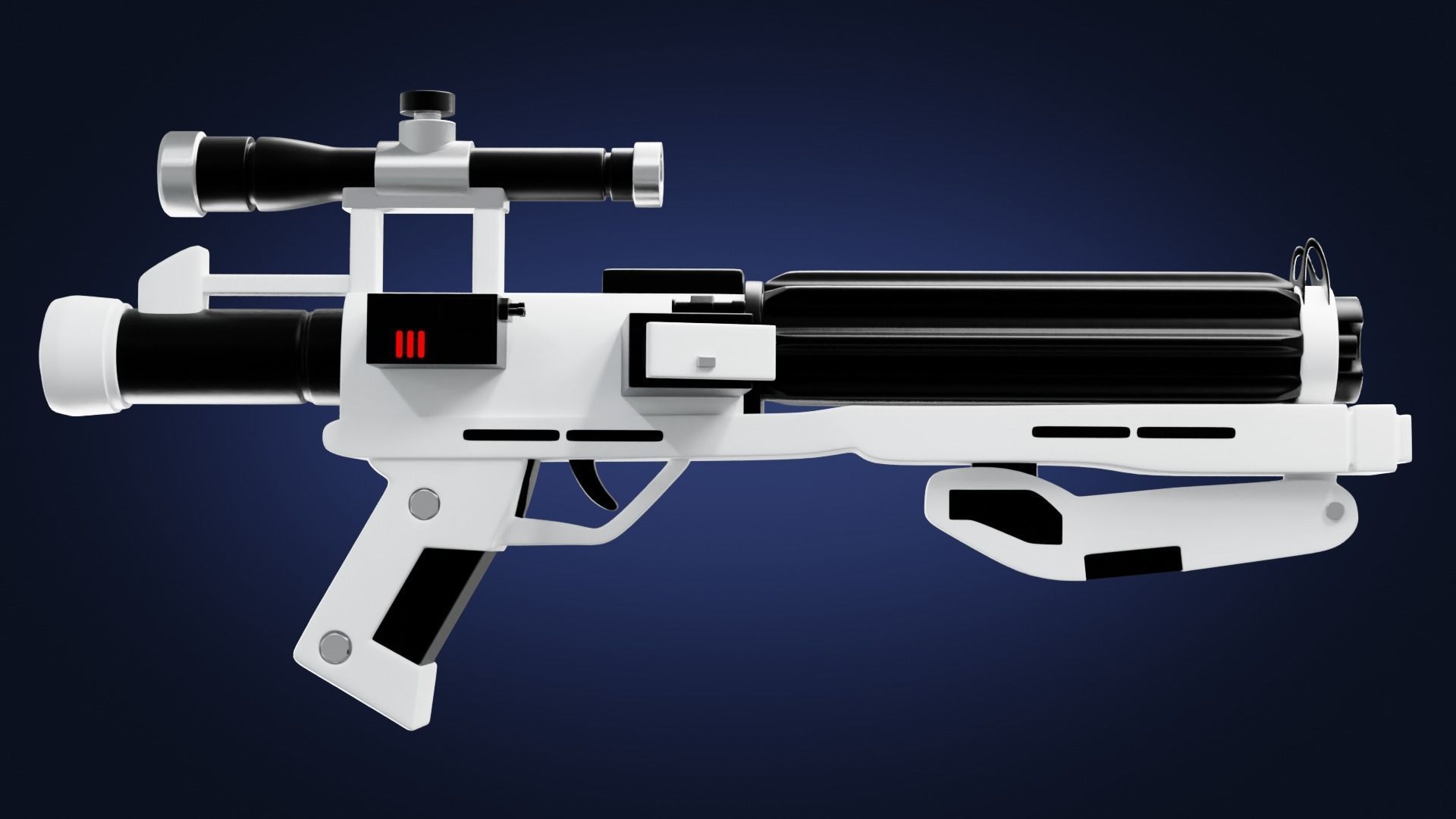 First Order Stormtrooper Blaster 3D model_6