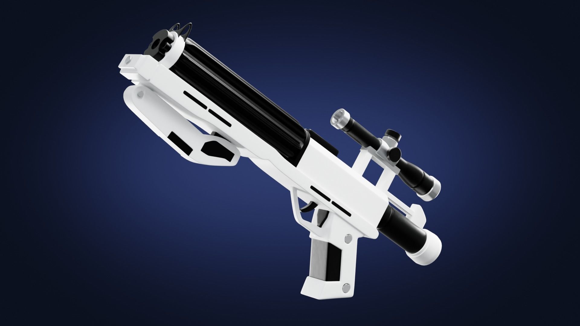 First Order Stormtrooper Blaster 3D model_7