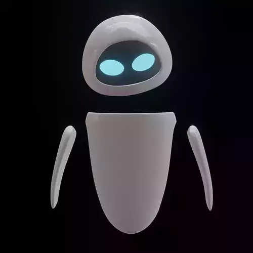 Eva - Wall-E Low-poly 3D model