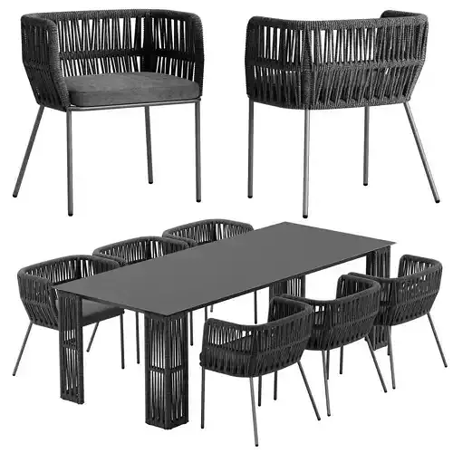 Talenti Cliff dining set