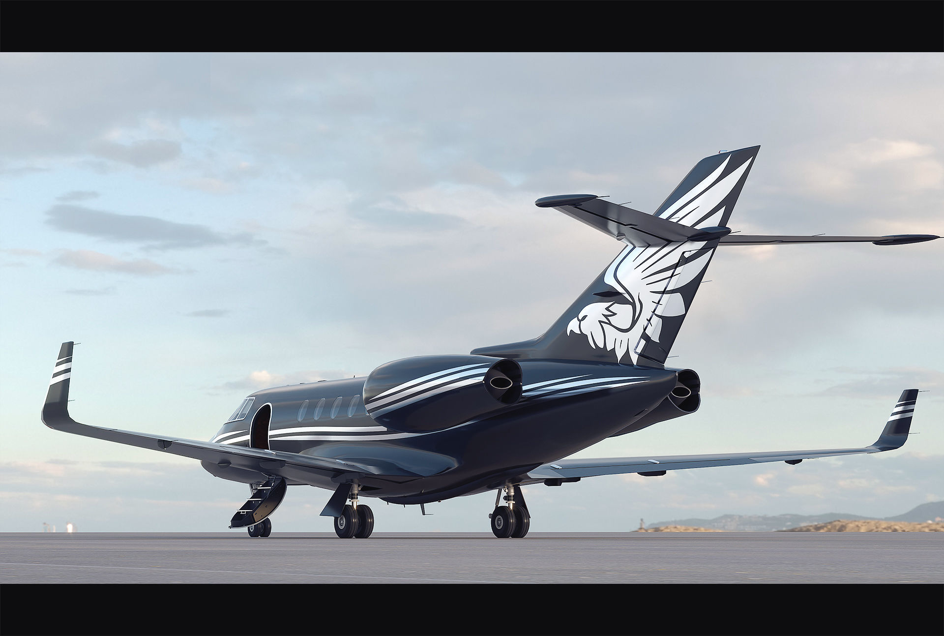 Hawker 900XP 3D model_6