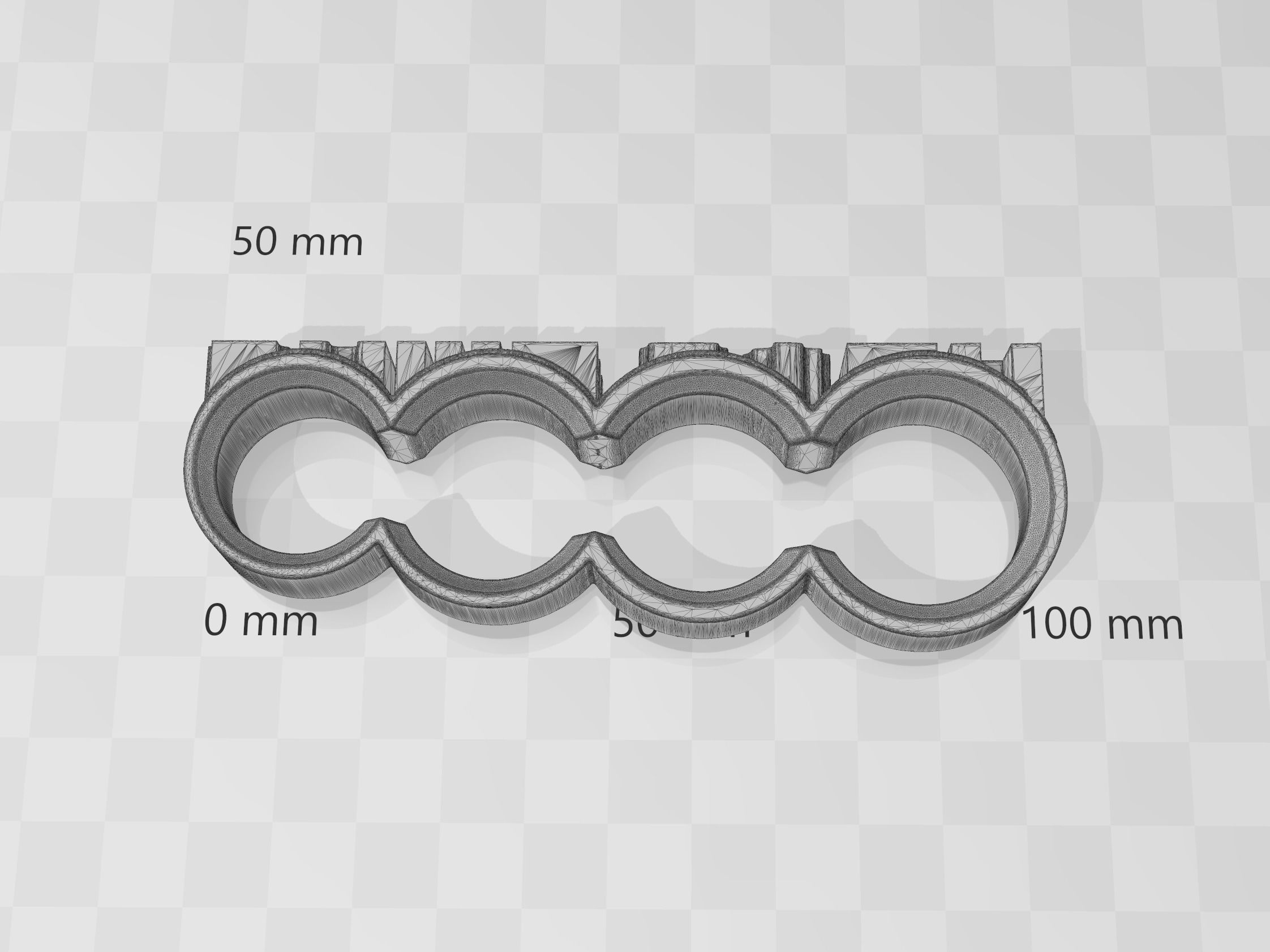 GAME OVER Cosplay Faux Brass Knuckles 3D print model_4