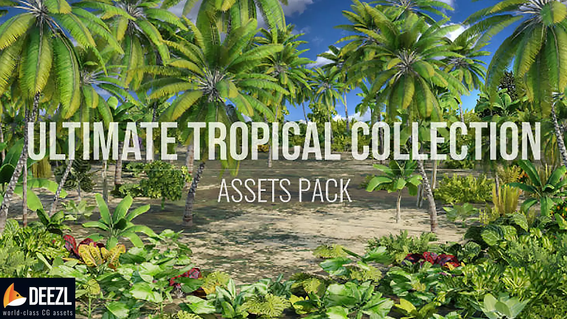 Ultimate Tropical Collection Low-poly 3D model_0