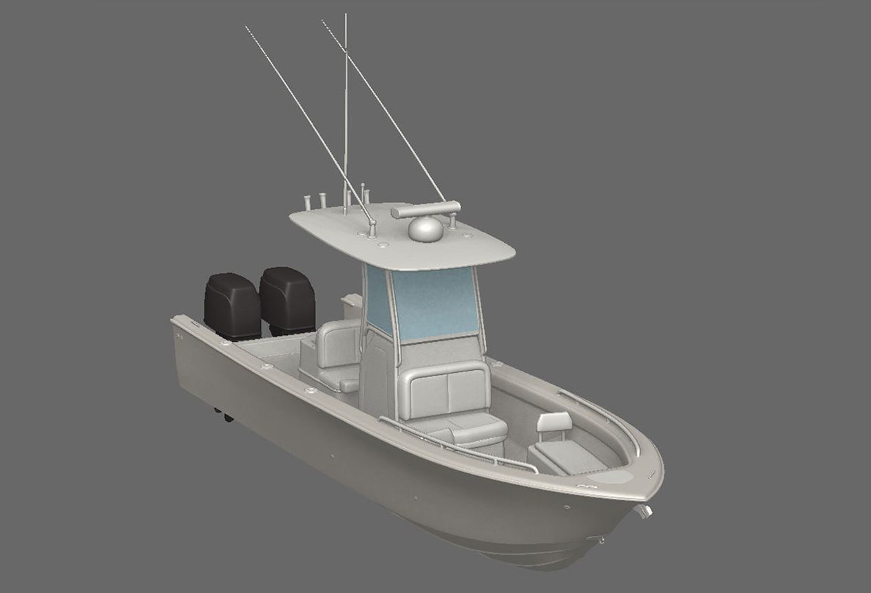 Fishing Boat 3D model_3