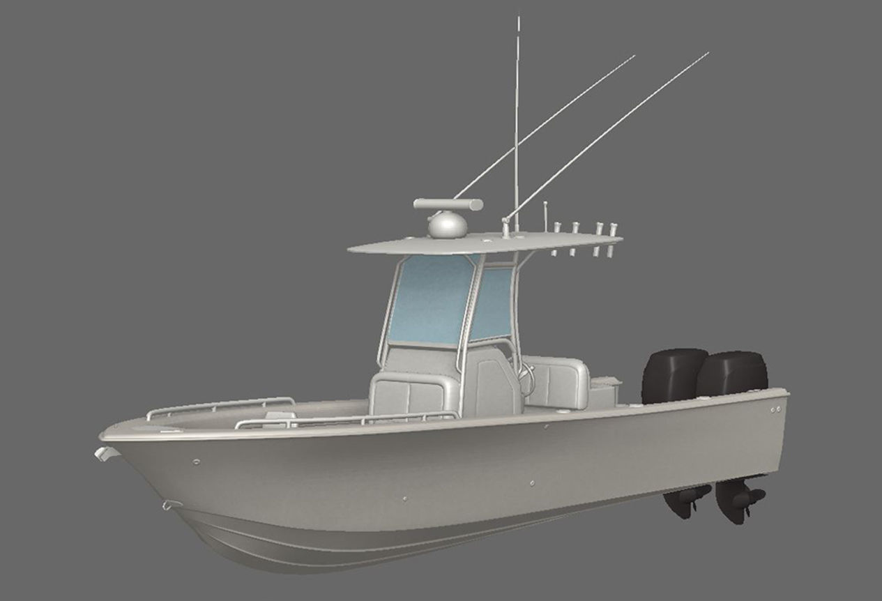 Fishing Boat 3D model_12