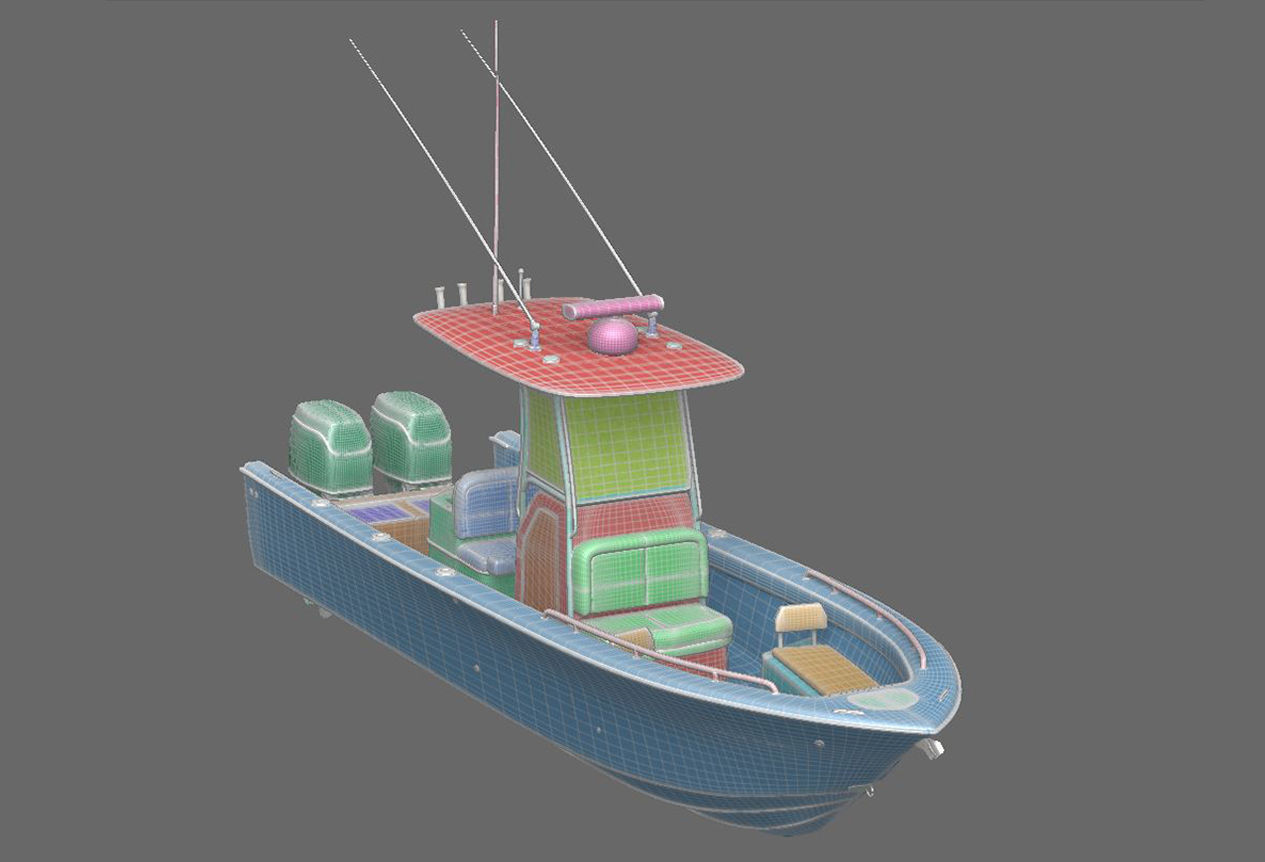 Fishing Boat 3D model_5