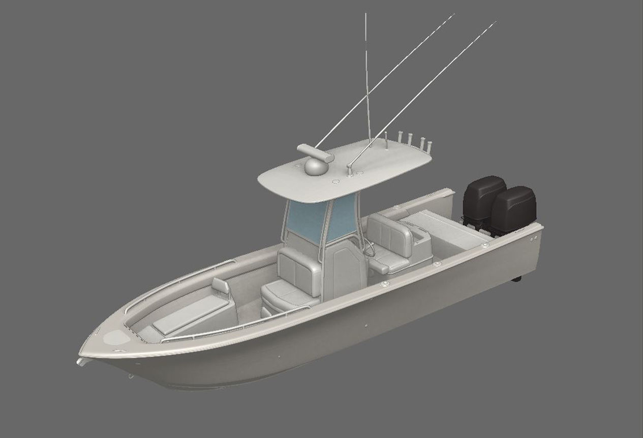 Fishing Boat 3D model_9