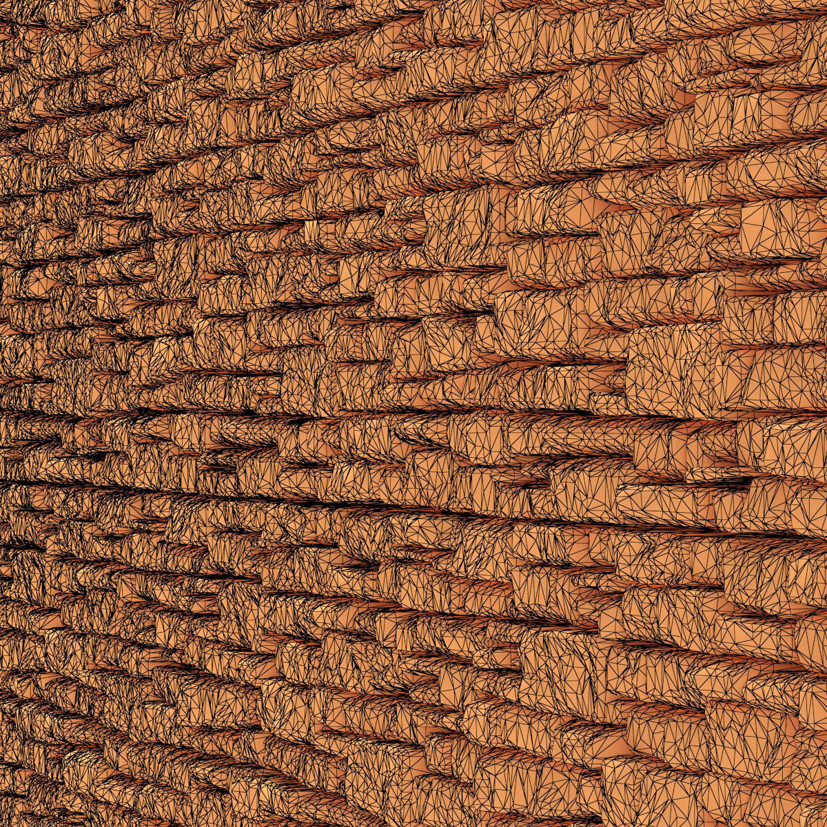 Wall stone clincer rock decor n2 3D model_16