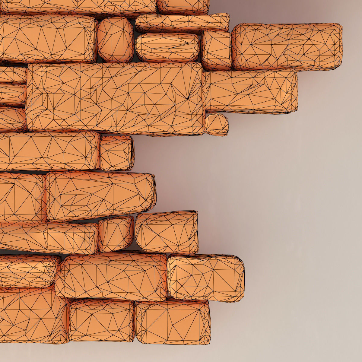 Wall stone clincer rock decor n2 3D model_15