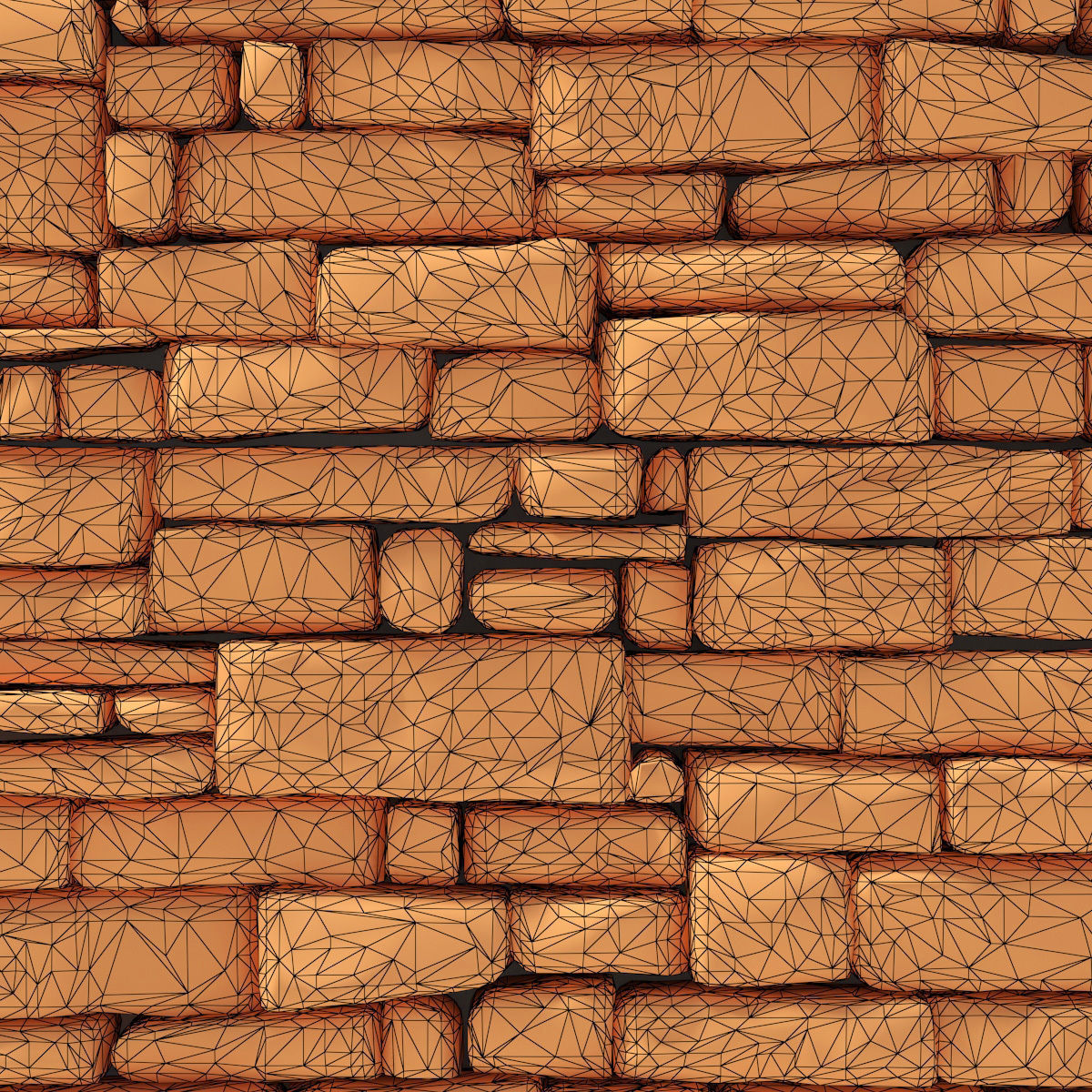 Wall stone clincer rock decor n2 3D model_13