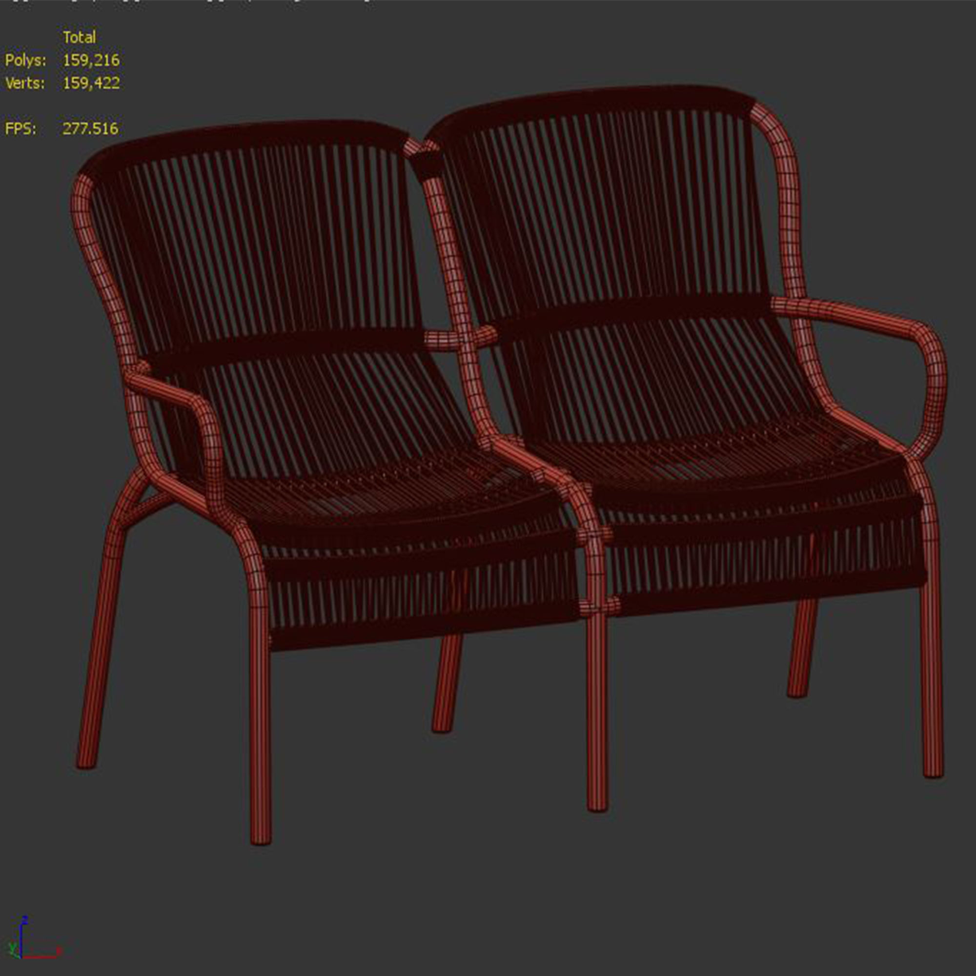 Loop Sofa Rope By Vincent Sheppard 3D model_1