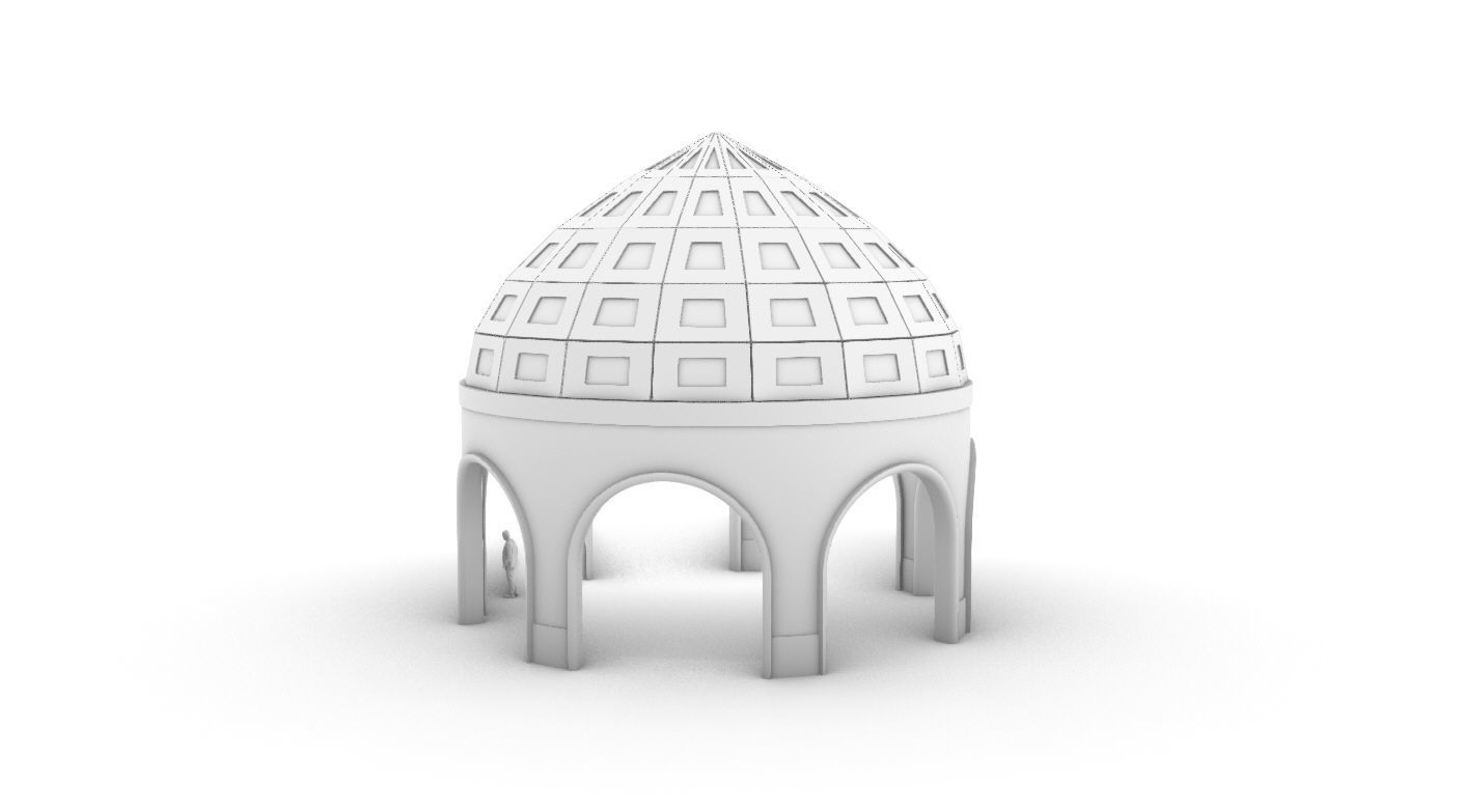 Dome Temple v2 3D model_29