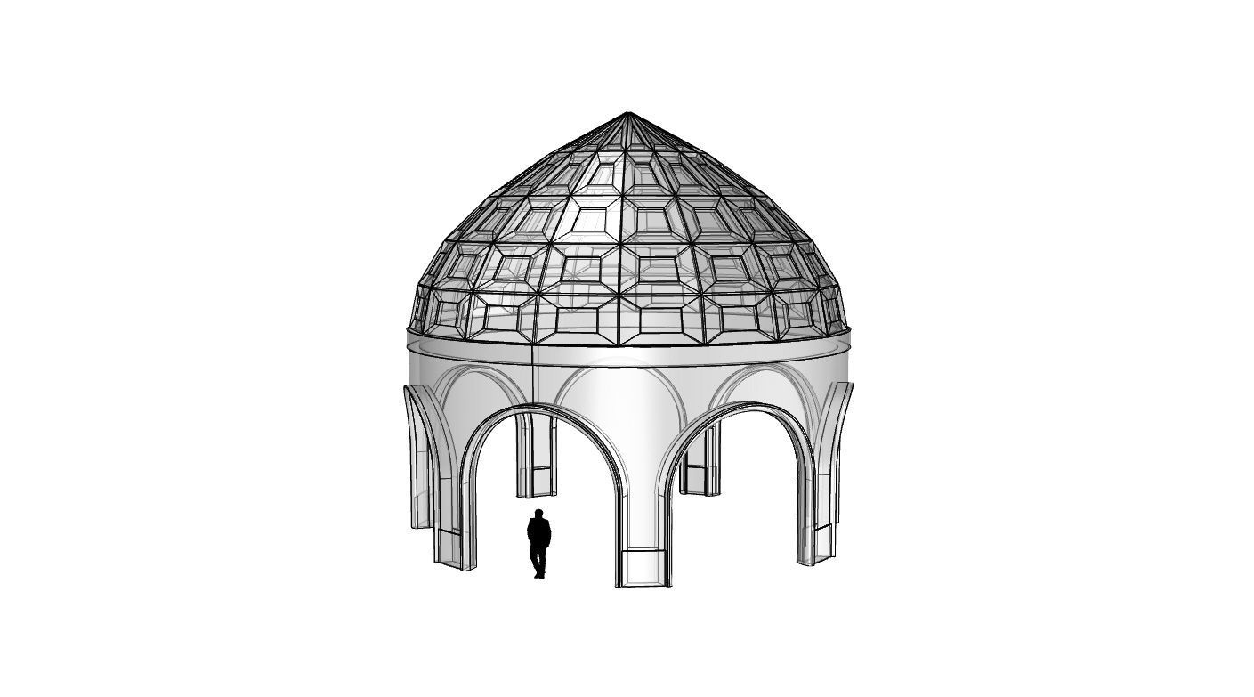 Dome Temple v2 3D model_54