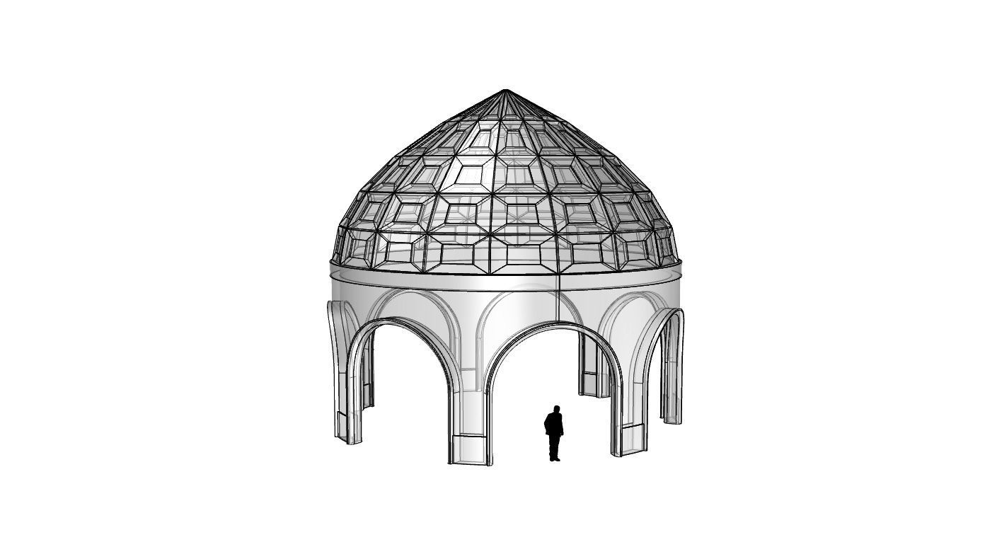Dome Temple v2 3D model_48