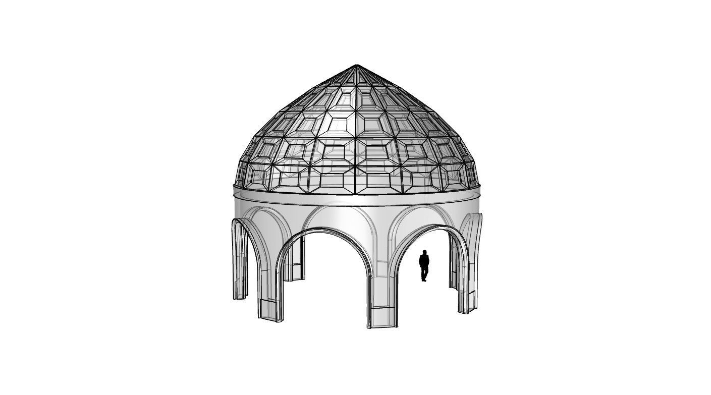 Dome Temple v2 3D model_45