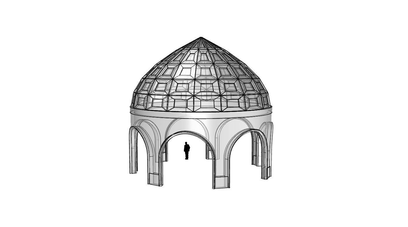 Dome Temple v2 3D model_42