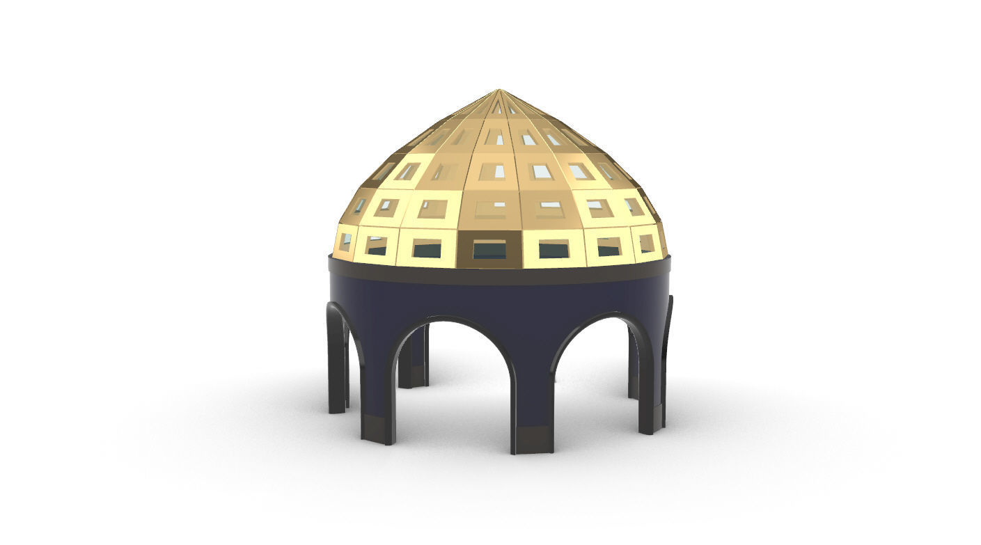 Dome Temple v2 3D model_18