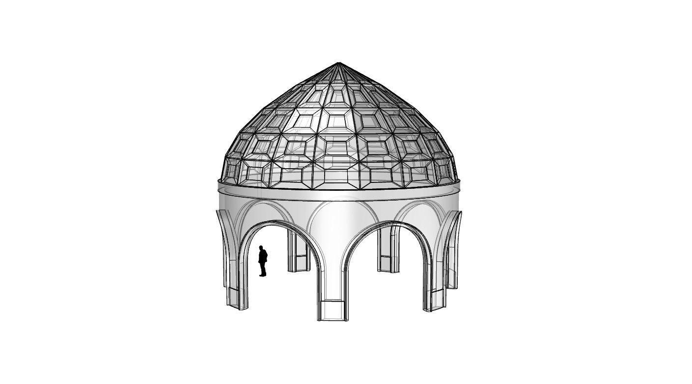 Dome Temple v2 3D model_59