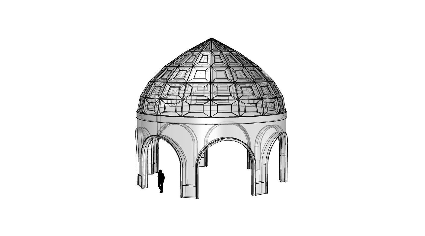 Dome Temple v2 3D model_55