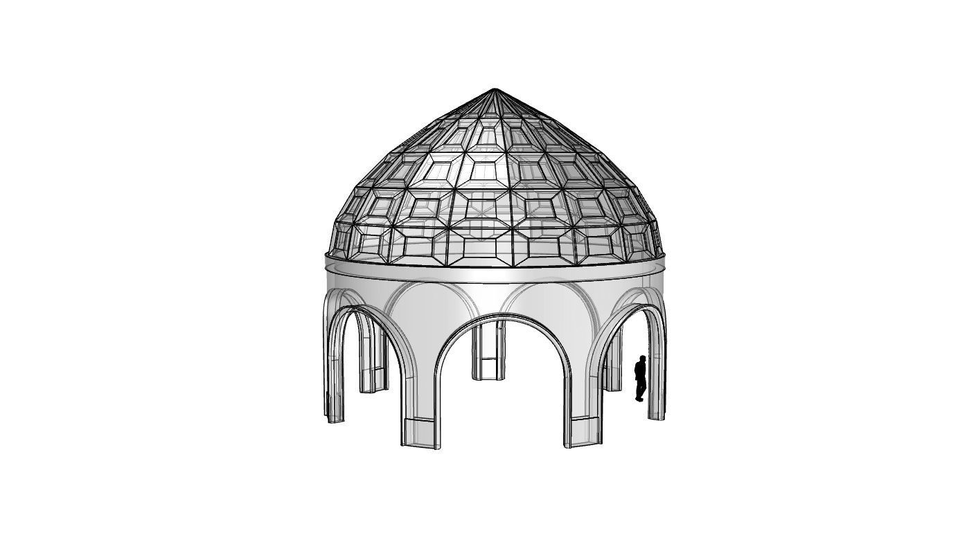 Dome Temple v2 3D model_47