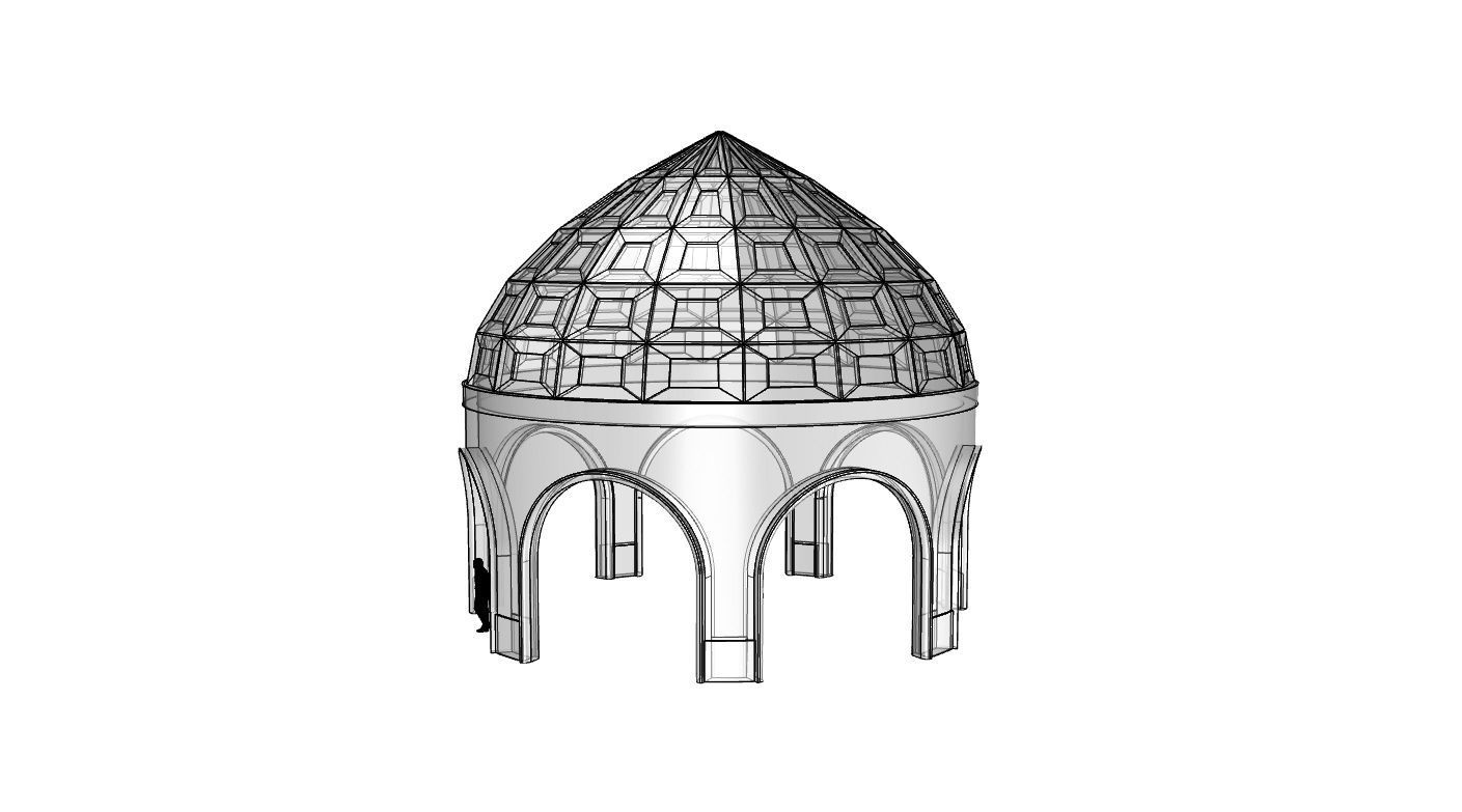 Dome Temple v2 3D model_57