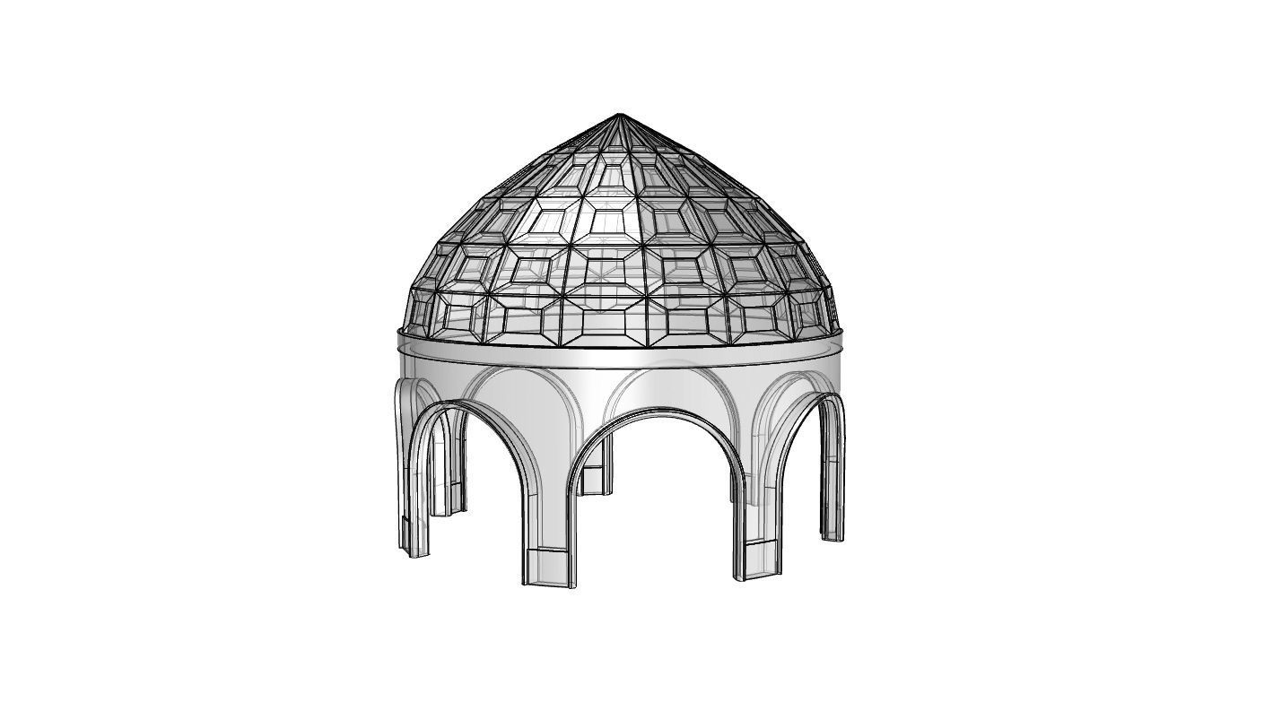 Dome Temple v2 3D model_58