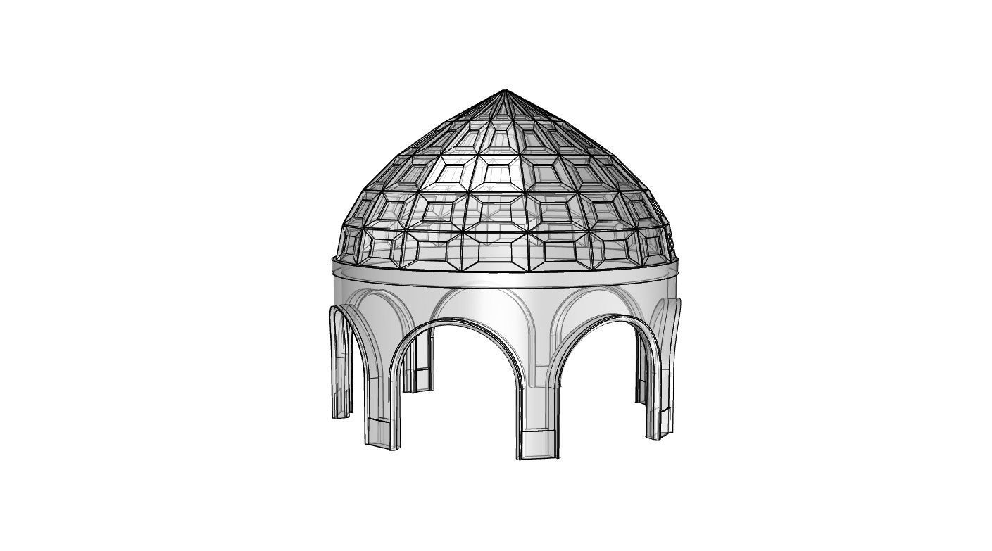 Dome Temple v2 3D model_50
