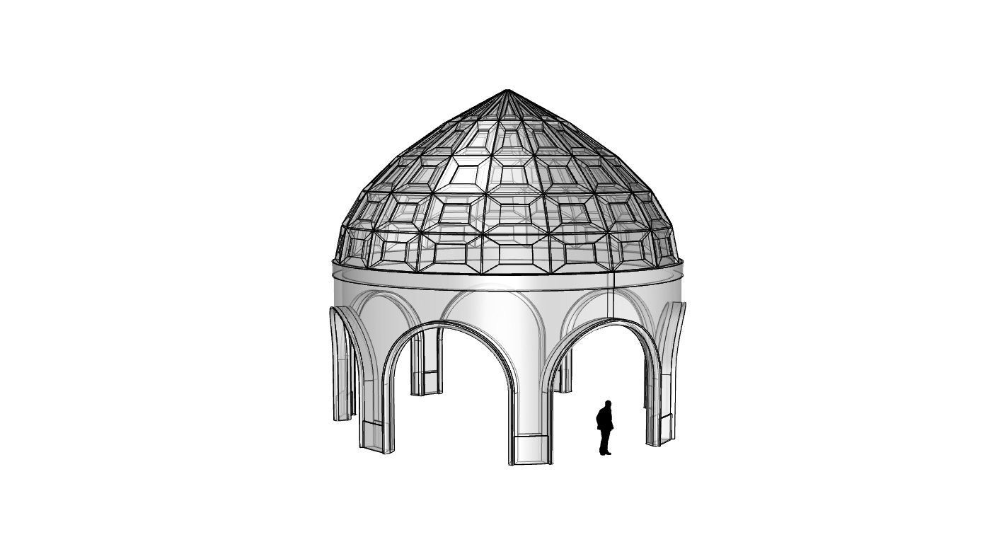 Dome Temple v2 3D model_52