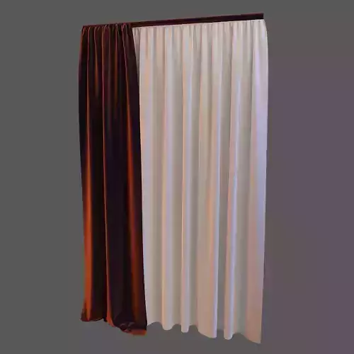 Brown Day Curtains