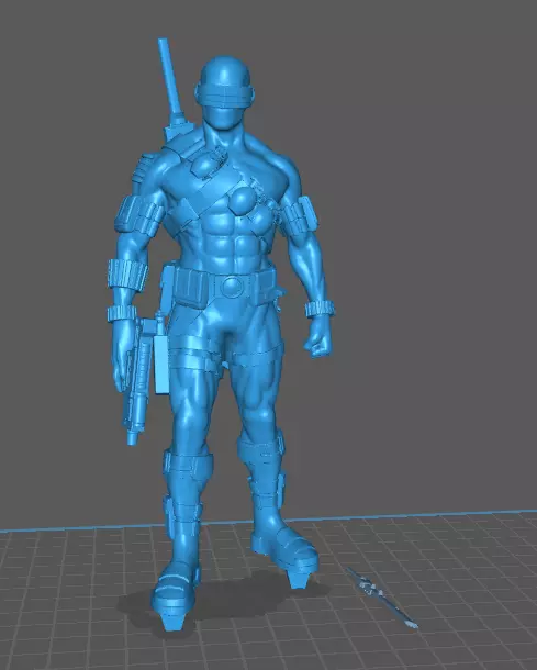 GI Joe Snake Eyes 3D print model_0