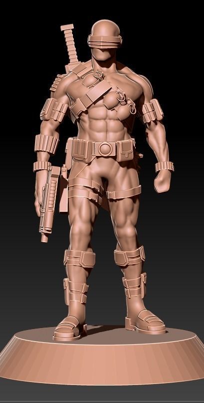 GI Joe Snake Eyes 3D print model_6