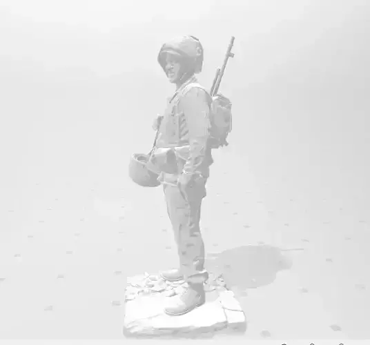 Soldat US Marine 1945 3D print model