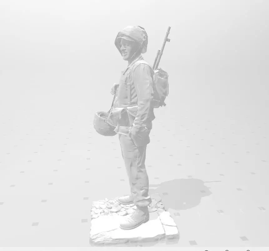 Soldat US Marine 1945 3D print model