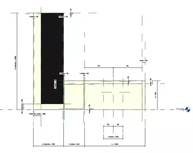 Wardobe and desk Free 3D print model