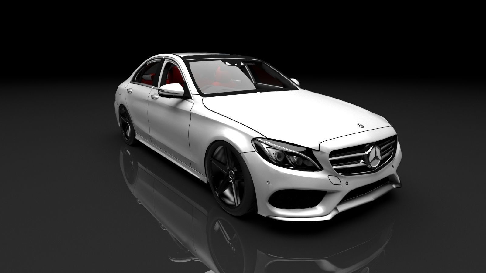 Mercedes C Class Premium Sedan 3D model_1