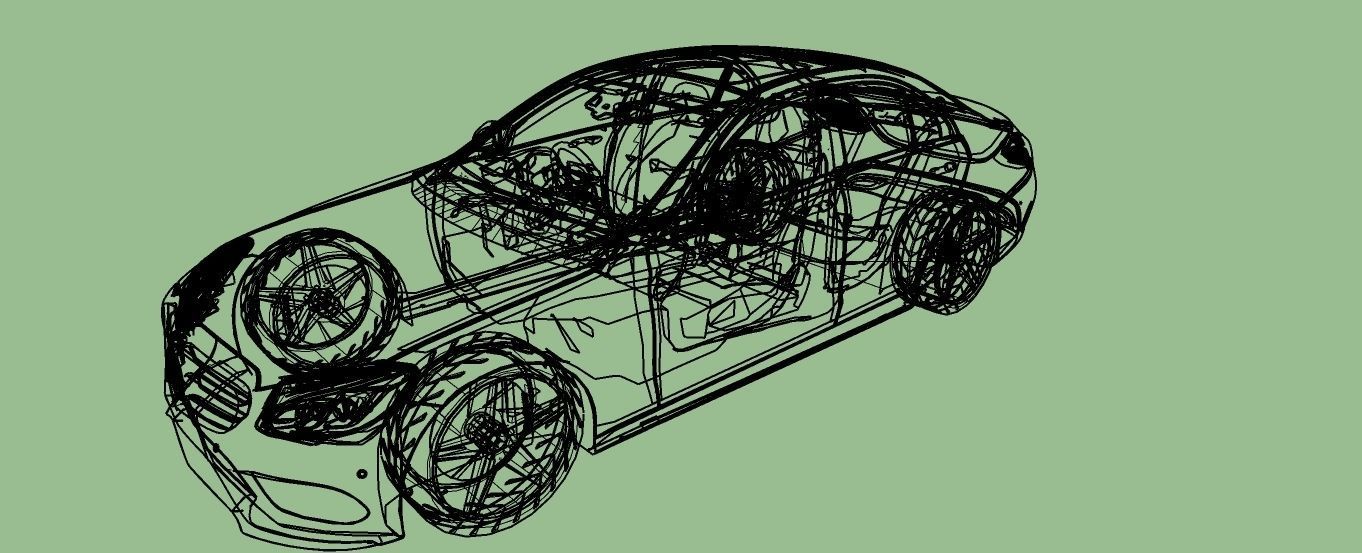 Mercedes C Class Premium Sedan 3D model_7