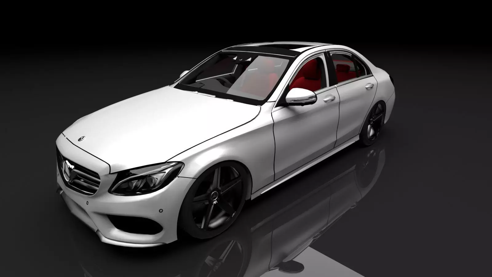 Mercedes C Class Premium Sedan 3D model_0